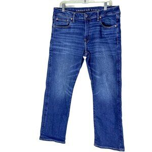 American Eagle Original Bootcut Airflex + Dark Wash Jeans sz 34 x 30